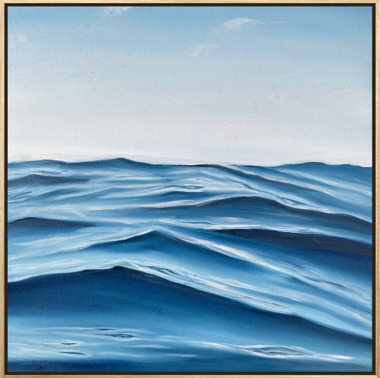 Original framed Seascape Painting by Alanah Jarvis