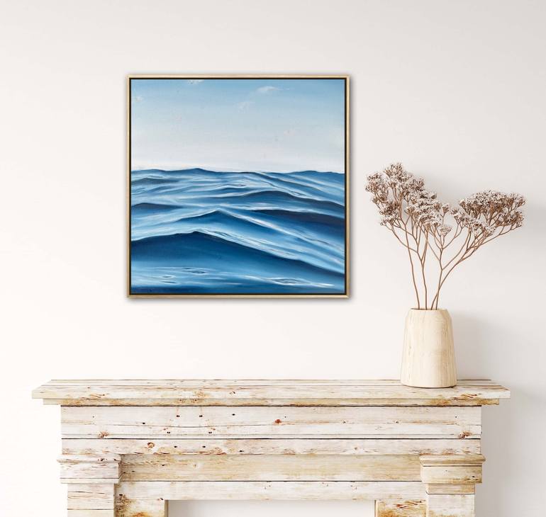 Original framed Seascape Painting by Alanah Jarvis