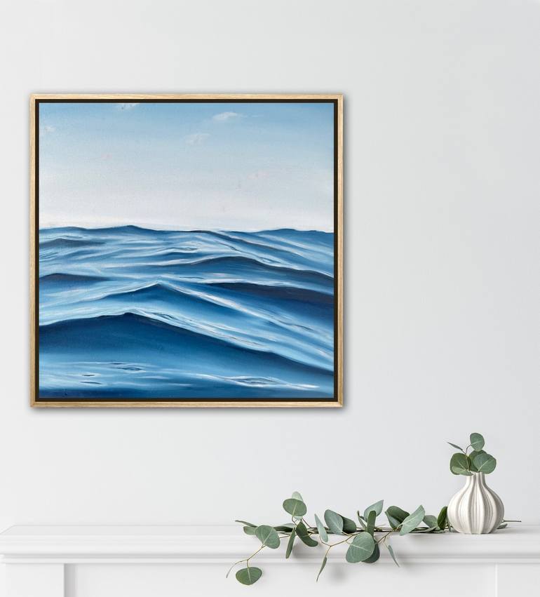 Original framed Seascape Painting by Alanah Jarvis