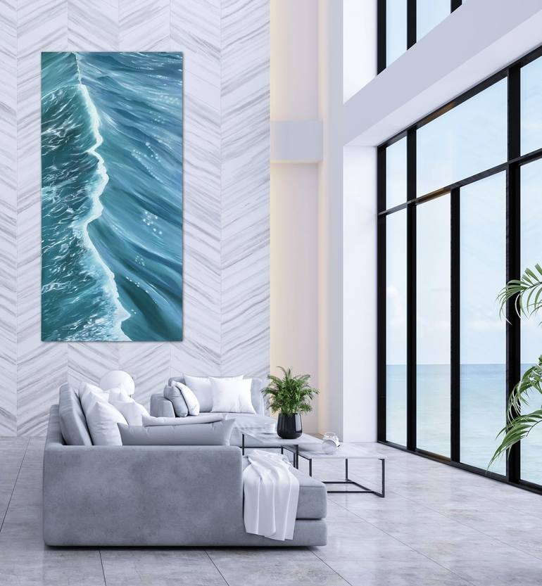 Original Alanah Jarvis Seascape Painting by Alanah Jarvis