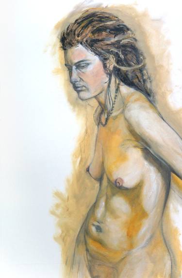 Original Nude Drawing by Richard Tomlin
