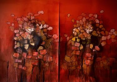 Original Contemporary Love Painting by Maksimilijan Maric