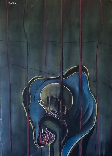 Print of Expressionism Mortality Paintings by Maksimilijan Maric