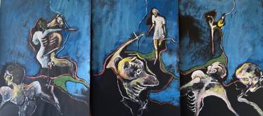 Original Expressionism Mortality Paintings by Maksimilijan Maric