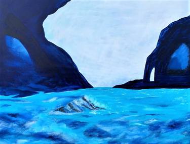 Original Surrealism Seascape Paintings by PJP Martin