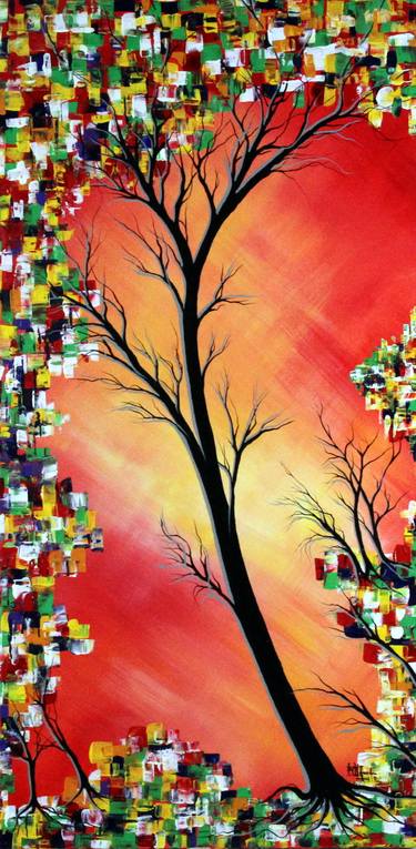 Print of Abstract Tree Paintings by Bruno D'Anna
