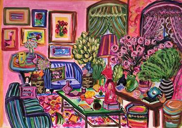 Original Interiors Paintings by Sophie Vanderfeld