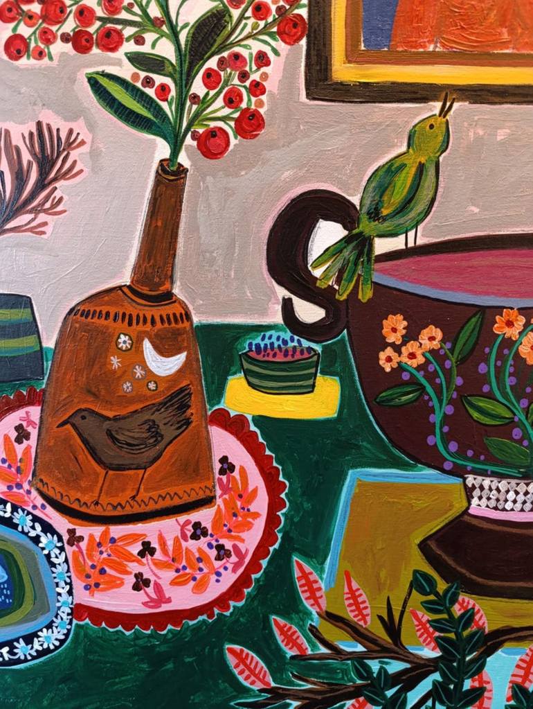 Original Abstract Still Life Painting by Sophie Vanderfeld