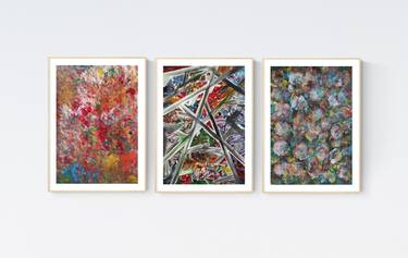 Original Bauhaus Abstract Painting by Sophie Vanderfeld