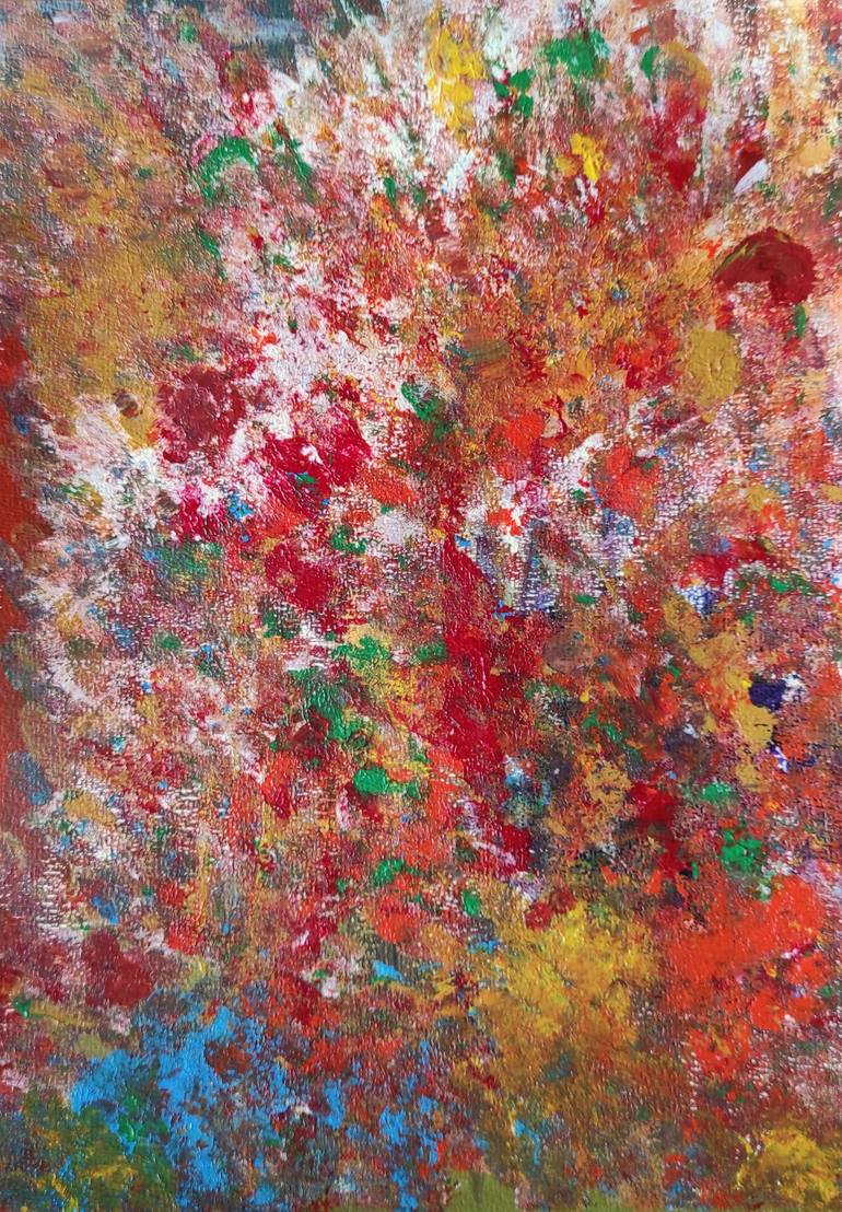 Original Bauhaus Abstract Painting by Sophie Vanderfeld