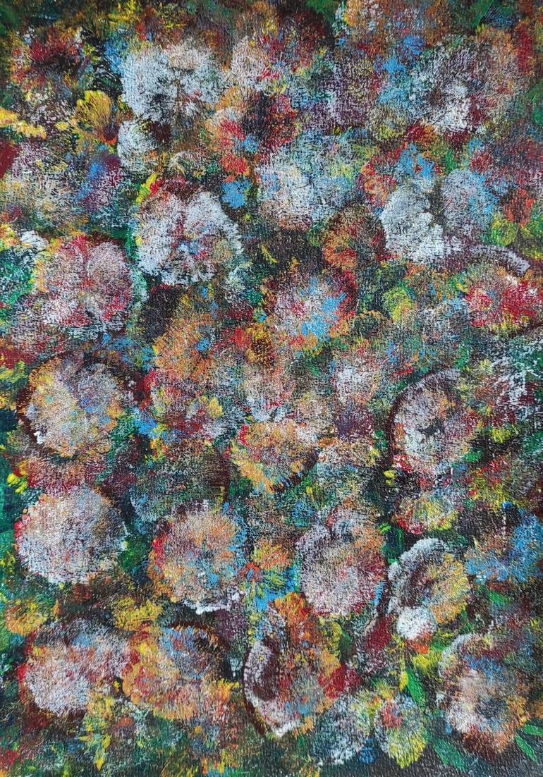 Original Bauhaus Abstract Painting by Sophie Vanderfeld