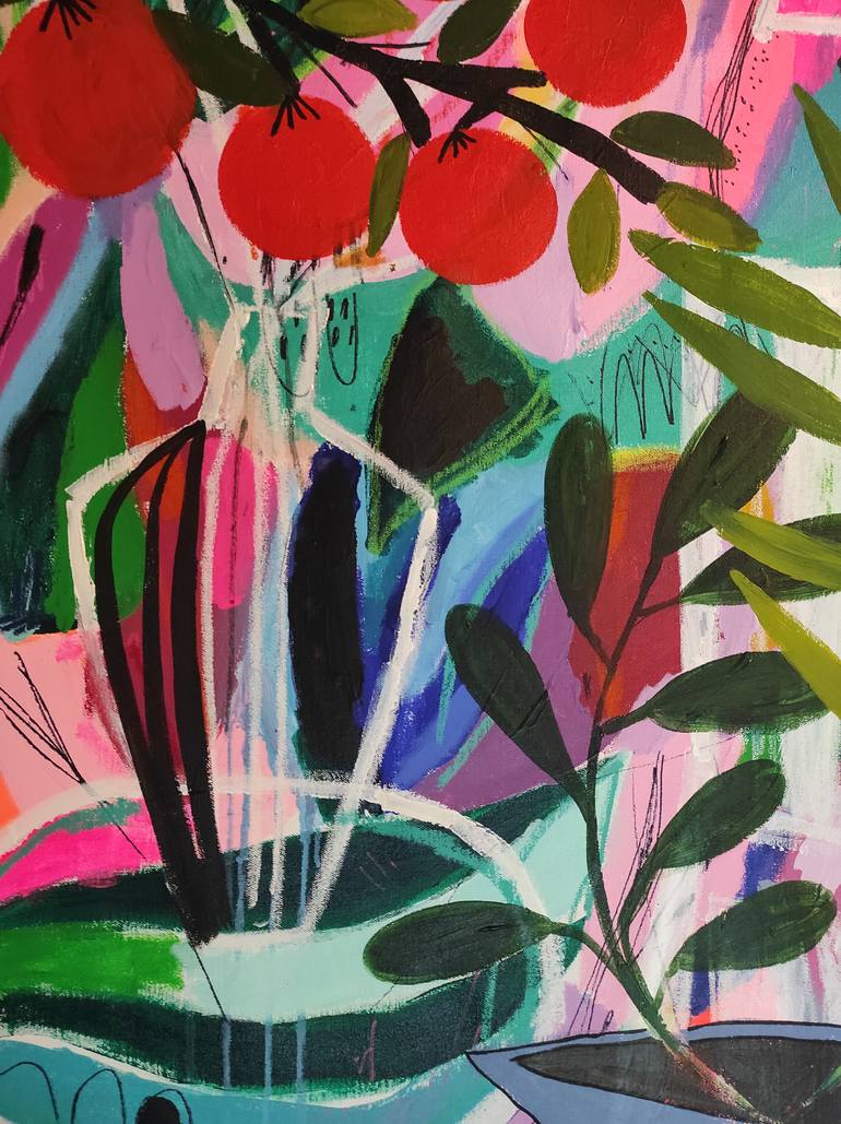 Original Abstract Still Life Painting by Sophie Vanderfeld
