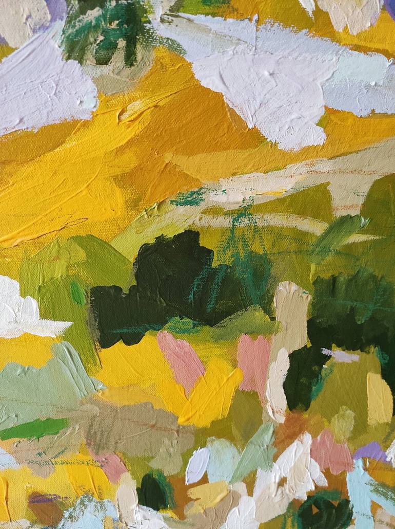 Original Abstract Landscape Painting by Sophie Vanderfeld