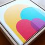 Hand drawn vector design printed on to museum quality fine art canvas. This beautiful artwork has been shadow box mounted in an elegant hand crafted raw oak timber frame.
This piece brings a pop of colour and a sense of fun to any interior space.  Please enjoy!!