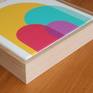 Hand drawn vector design printed on to museum quality fine art canvas. This beautiful artwork has been shadow box mounted in an elegant hand crafted raw oak timber frame.
This piece brings a pop of colour and a sense of fun to any interior space.  Please enjoy!!