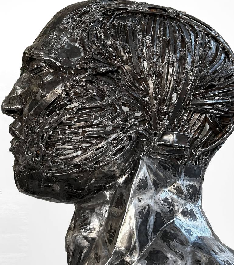 Original Conceptual Abstract Sculpture by Illya Tigois