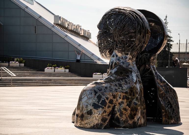 Original Conceptual Abstract Sculpture by Illya Tigois
