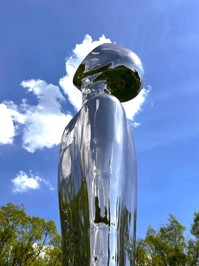 Original Abstract Expressionism Abstract Sculpture by Illya Tigois