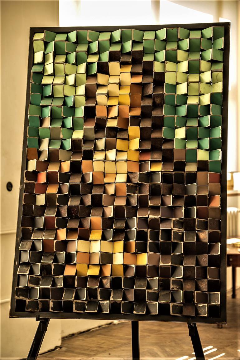 Original Cubism Women Sculpture by Illya Tigois