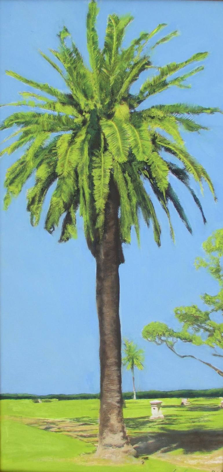 Palm Tree Painting by Elizabeth Allensworth George | Saatchi Art