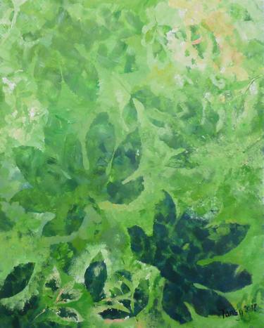 Original Abstract Botanic Paintings by Tansy Louise