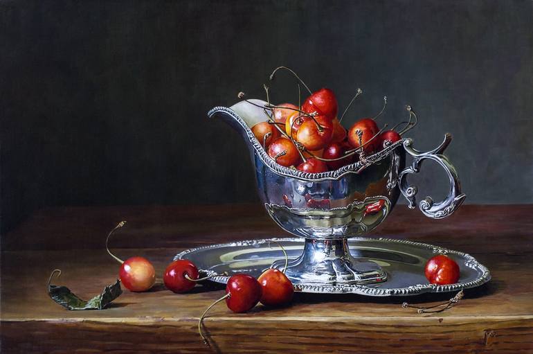 cherry still life