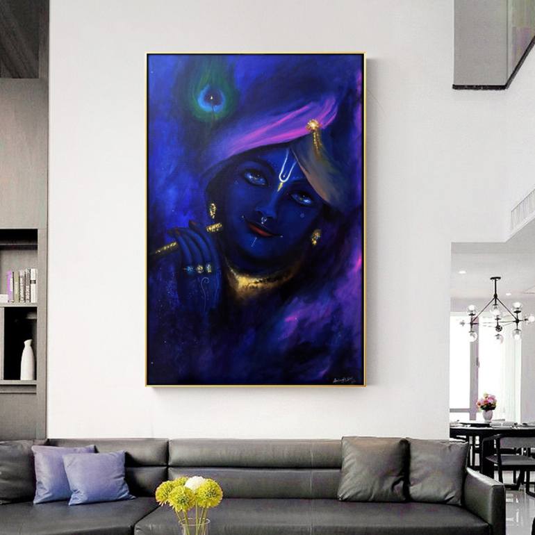 Original Abstract Expressionism Abstract Painting by Anirudh Soni