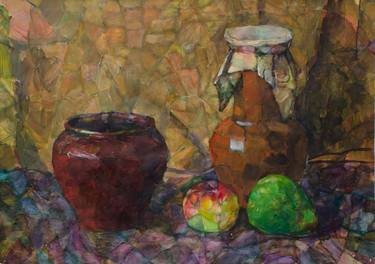 Print of Impressionism Still Life Paintings by Vladimir Li