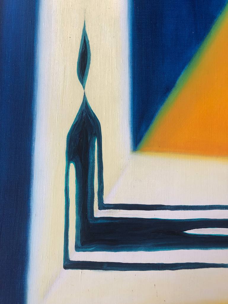 Original Abstract Expressionism Abstract Painting by Rodney Salter