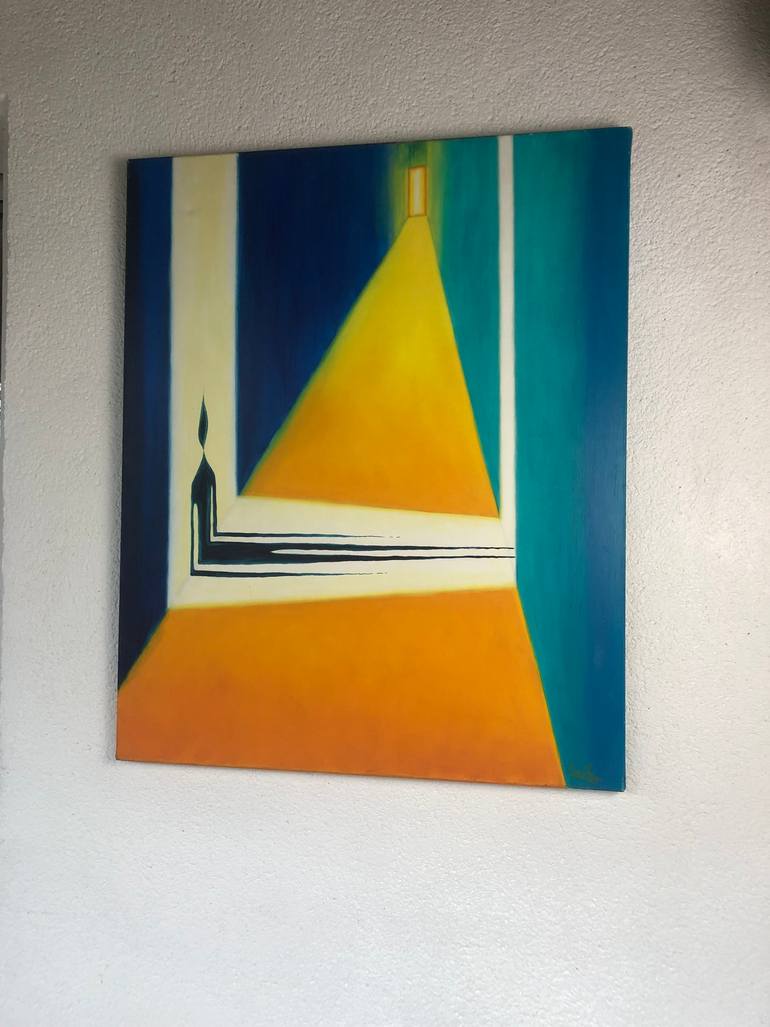 Original Abstract Expressionism Abstract Painting by Rodney Salter