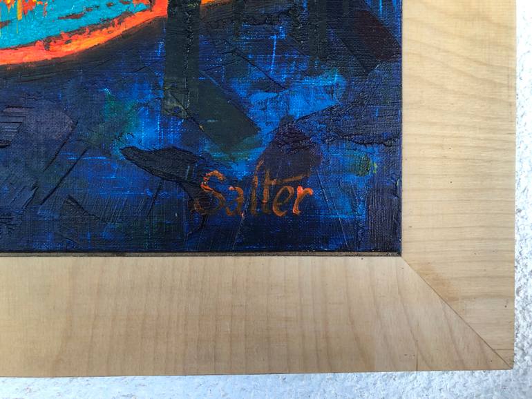 Original Abstract Expressionism Abstract Painting by Rodney Salter