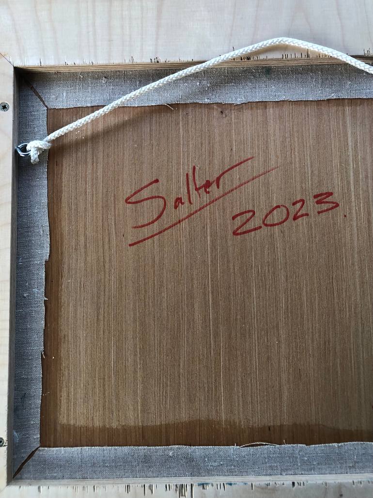 Original Abstract Expressionism Landscape Painting by Rodney Salter