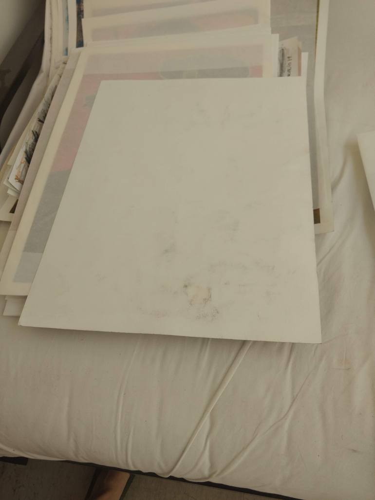 Original Conceptual Nude Painting by Gaston Rene Moreno Manzo