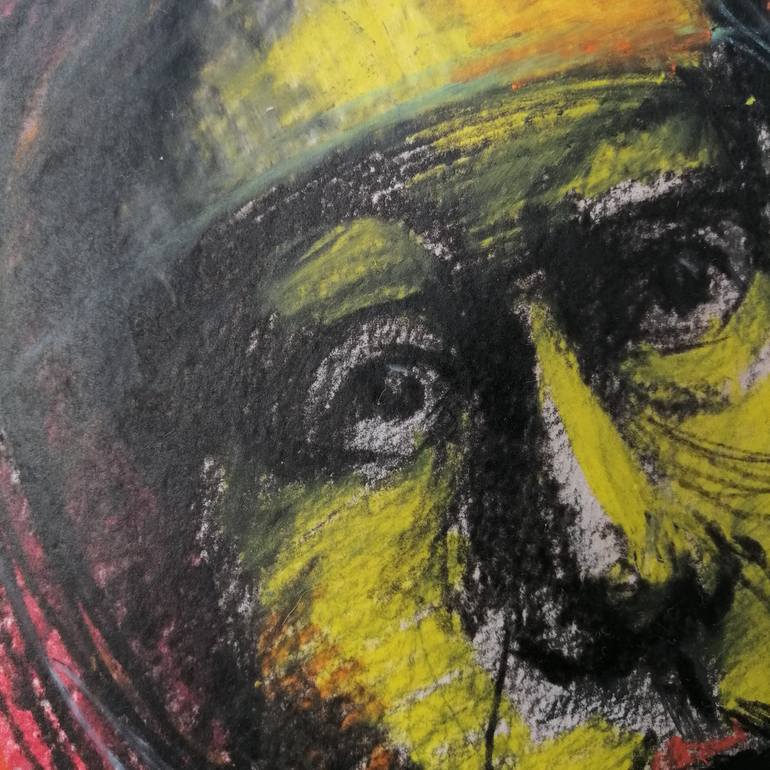 Original Expressionism Religion Drawing by Gaston Rene Moreno Manzo