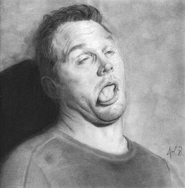 Original Celebrity Drawing by Jason Ewing