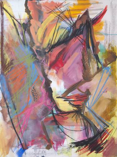 Print of Abstract Portrait Paintings by Rumen Kozhuharov