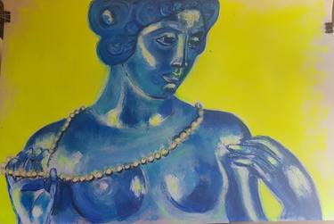 Femme bleu, Blue Woman after Aristide Maillol thumb