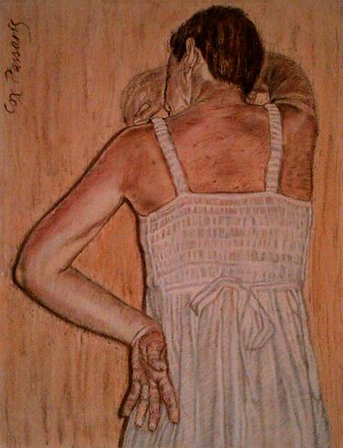 Original Women Drawings by Debra Cox Passaris