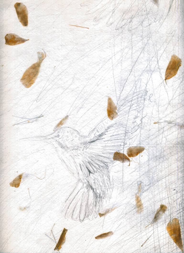 Original Figurative People Drawing by Debra Cox Passaris