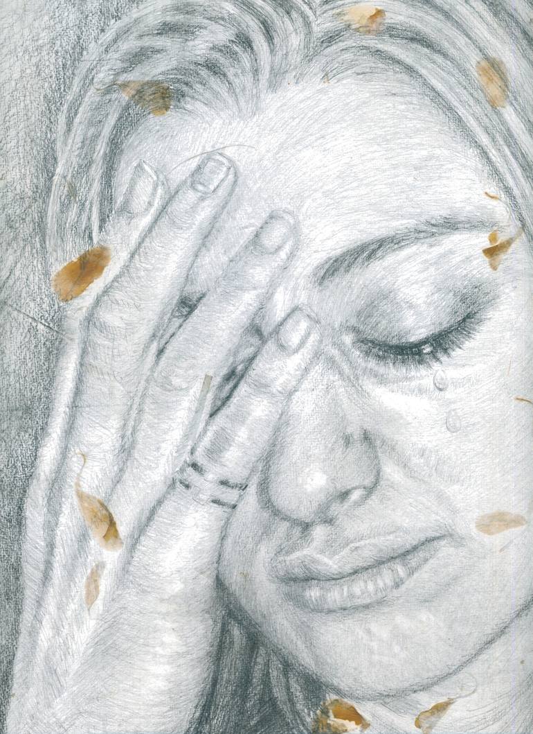 Original Figurative People Drawing by Debra Cox Passaris