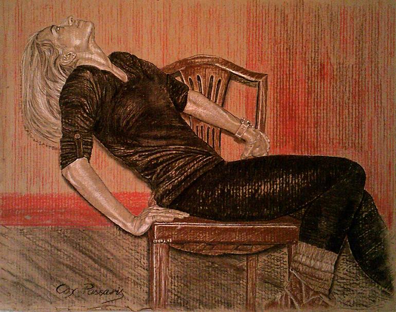 Original Figurative Body Drawings by Debra Cox Passaris