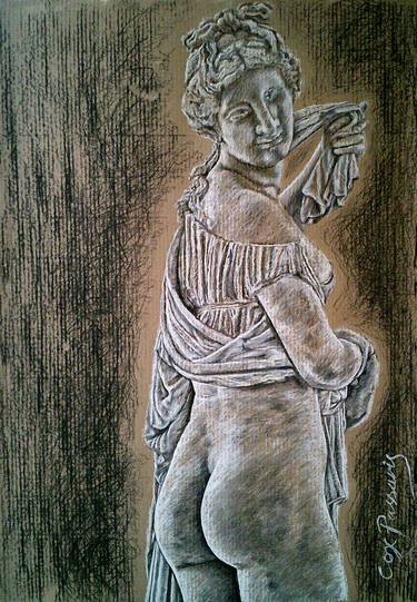 Original Classical mythology Drawings by Debra Cox Passaris