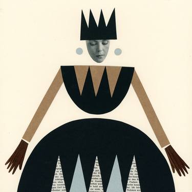 Print of Conceptual Women Collage by Elena Pallarés