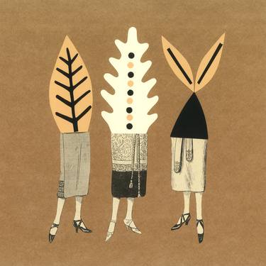 Print of Conceptual Garden Collage by Elena Pallarés