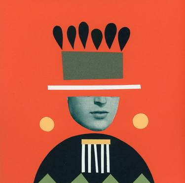 Print of Dada Men Collage by Elena Pallarés