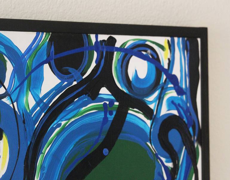 Original Abstract Expressionism Abstract Painting by Matthew Renton