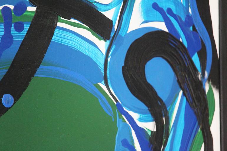Original Abstract Expressionism Abstract Painting by Matthew Renton
