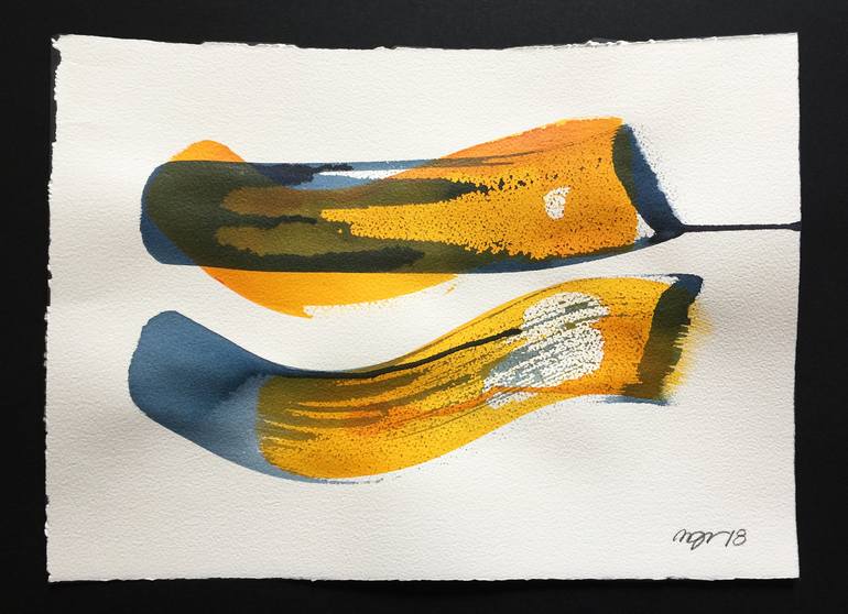 Original Abstract Expressionism Abstract Painting by Matthew Renton