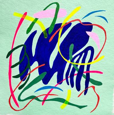 Original Abstract Expressionism Abstract Paintings by Yeong Choi