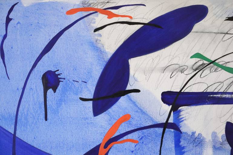 Original Abstract Expressionism Abstract Painting by Yeong Choi